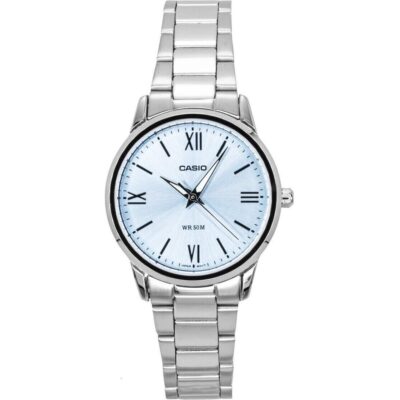 Casio Analog Stainless Steel Mint Blue Dial Quartz LTP-1303DD-2AV Women's Watch