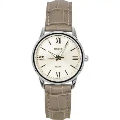 Casio Analog Leather Strap Gold Dial Quartz LTP-1303LL-7AV Women's Watch