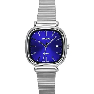 Casio Standard Analog Stainless Steel Blue Dial Quartz LTP-B166D-2AV Women's Watch