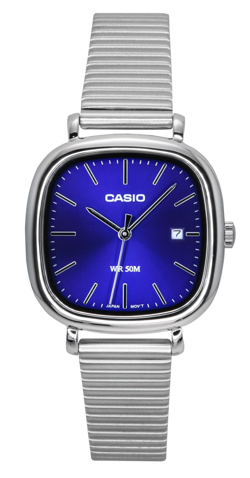 Casio Standard Analog Stainless Steel Blue Dial Quartz LTP-B166D-2AV Women's Watch