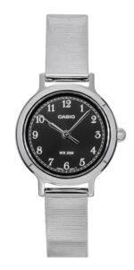 Casio Standard Analog Stainless Steel Black Dial Quartz LTP-B170D-1BV Women's Watch