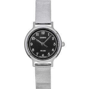 Casio Standard Analog Stainless Steel Black Dial Quartz LTP-B170D-1BV Women's Watch