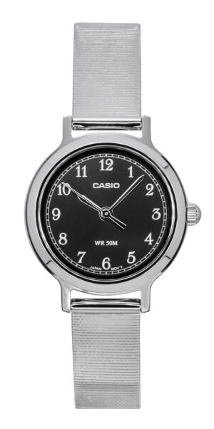 Casio Standard Analog Stainless Steel Black Dial Quartz LTP-B170D-1BV Women's Watch