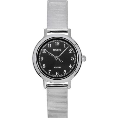 Casio Standard Analog Stainless Steel Black Dial Quartz LTP-B170D-1BV Women's Watch