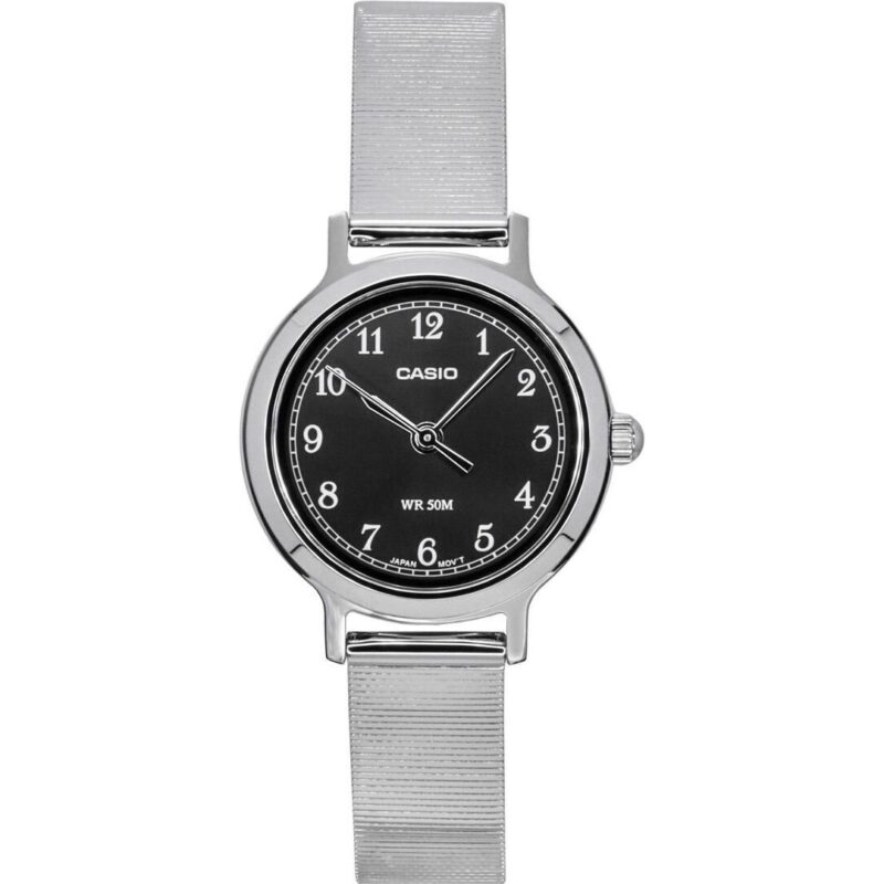 Casio Standard Analog Stainless Steel Black Dial Quartz LTP-B170D-1BV Women's Watch