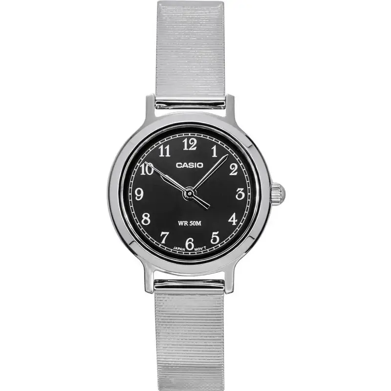 Casio Standard Analog Stainless Steel Black Dial Quartz LTP-B170D-1BV Women's Watch