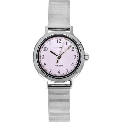 Casio Standard Analog Stainless Steel Pink Dial Quartz LTP-B170D-4BV Women's Watch