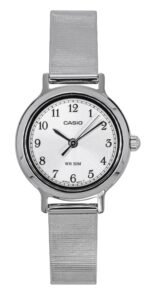 Casio Standard Analog Stainless Steel Silver Dial Quartz LTP-B170D-7BV Women's Watch