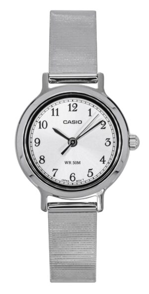 Casio Standard Analog Stainless Steel Silver Dial Quartz LTP-B170D-7BV Women's Watch