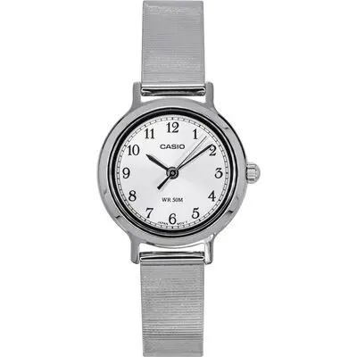 Casio Standard Analog Stainless Steel Silver Dial Quartz LTP-B170D-7BV Women's Watch
