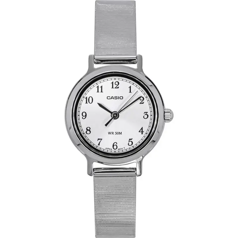 Casio Standard Analog Stainless Steel Silver Dial Quartz LTP-B170D-7BV Women's Watch