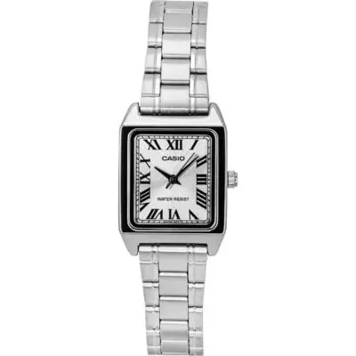 Casio Standard Analog Stainless Steel Silver Dial Quartz LTP-V007D-7B Women's Watch