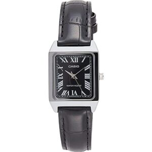 Casio Standard Analog Leather Strap Black Dial Quartz LTP-V007L-1B Women's Watch