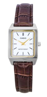 Casio Standard Analog Leather Strap White Dial Quartz LTP-V007L-7E2 Women's Watch