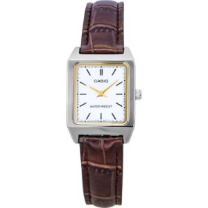 Casio Standard Analog Leather Strap White Dial Quartz LTP-V007L-7E2 Women's Watch