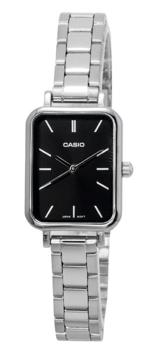 Casio Analog Stainless Steel Black Dial Quartz LTP-V009D-1E  Women's Watch