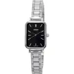 Casio Analog Stainless Steel Black Dial Quartz LTP-V009D-1E  Women's Watch