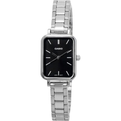 Casio Analog Stainless Steel Black Dial Quartz LTP-V009D-1E  Women's Watch