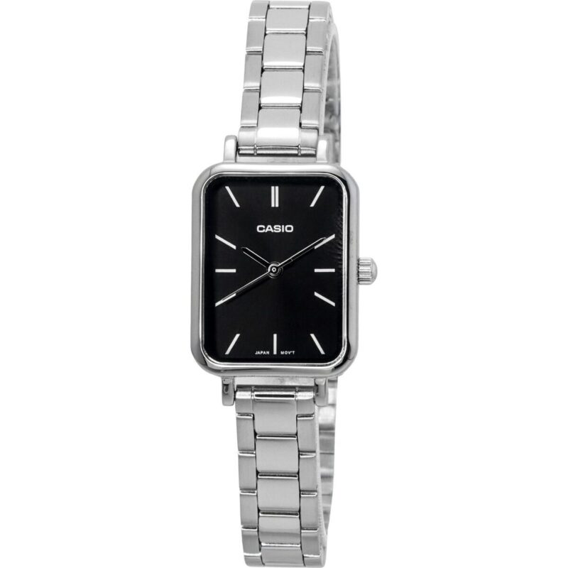 Casio Analog Stainless Steel Black Dial Quartz LTP-V009D-1E  Women's Watch