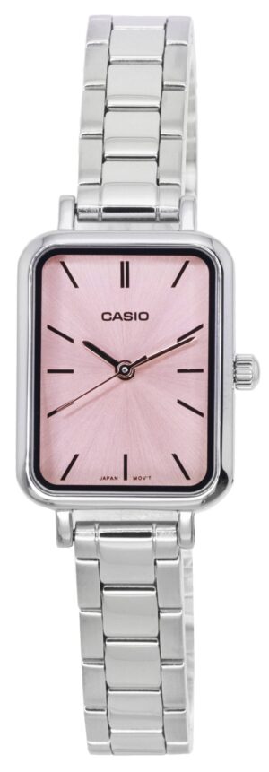 Casio Analog Pink Dial Quartz LTP-V009D-4E LTPV009D-4E Women's Watch