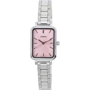 Casio Analog Pink Dial Quartz LTP-V009D-4E LTPV009D-4E Women's Watch
