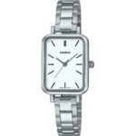 Casio Standard Analog Stainless Steel White Dial Quartz LTP-V009D-7E Women's Watch