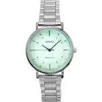 Casio Standard Analog Stainless Steel Mint Green Dial Quartz LTP-VT03D-3B Women's Watch