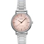 Casio Standard Analog Stainless Steel Salmon Dial Quartz LTP-VT03D-4B Women's Watch