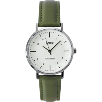 Casio Standard Analog Leather Strap Beige Dial Quartz LTP-VT03L-3B Women's Watch