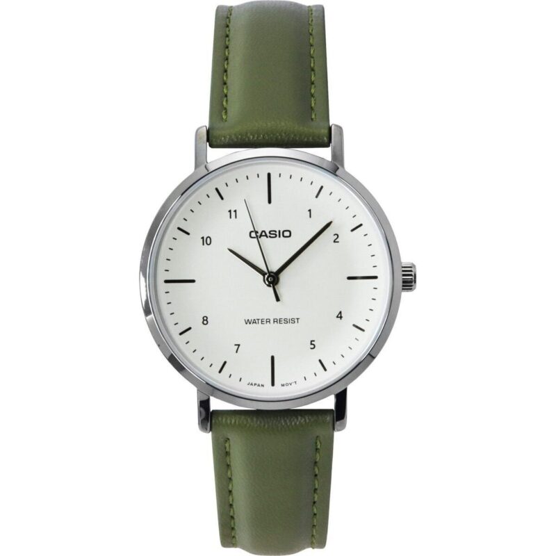 Casio Standard Analog Leather Strap Beige Dial Quartz LTP-VT03L-3B Women's Watch