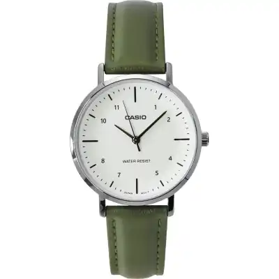 Casio Standard Analog Leather Strap Beige Dial Quartz LTP-VT03L-3B Women's Watch