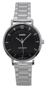 Casio Standard Analog Stainless Steel Black Dial Quartz LTP-VT04D-1A Women's Watch