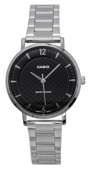 Casio Standard Analog Stainless Steel Black Dial Quartz LTP-VT04D-1A Women's Watch