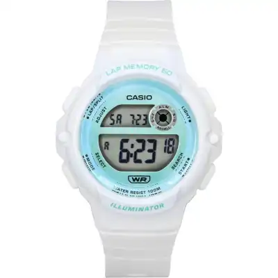Casio Standard Digital White Resin Strap Quartz LWS-1200H-7A3V 100M Women's Watch