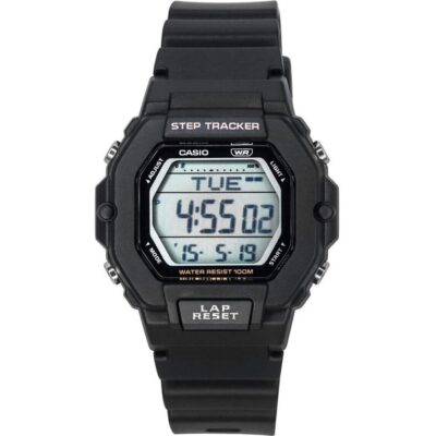 Casio Standard Digital Black Resin Strap Quartz LWS-2200H-1A 100M Unisex Watch