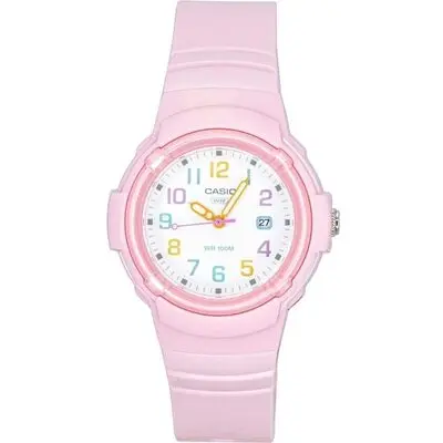 Casio Analog Bio-Based Resin Strap White Dial Quartz LX-800H-4AV 100M Women's Watch