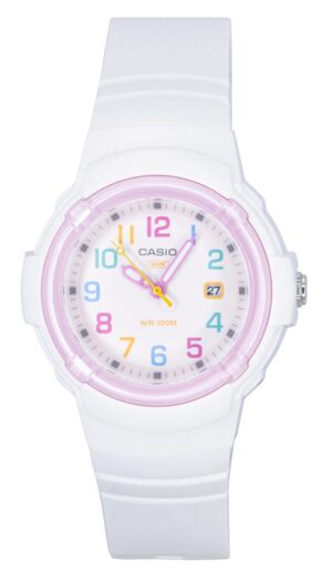Casio Analog Bio-Based Resin Strap White Dial Quartz LX-800H-7A1V 100M Women's Watch