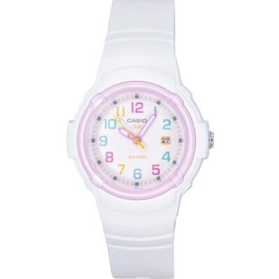 Casio Analog Bio-Based Resin Strap White Dial Quartz LX-800H-7A1V 100M Women's Watch