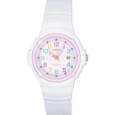 Casio Analog Bio-Based Resin Strap White Dial Quartz LX-800H-7A1V 100M Women's Watch