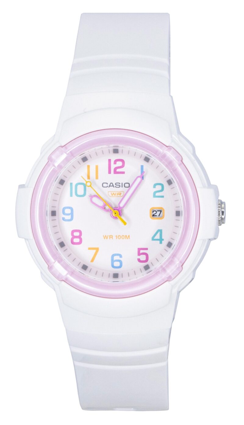 Casio Analog Bio-Based Resin Strap White Dial Quartz LX-800H-7A1V 100M Women's Watch