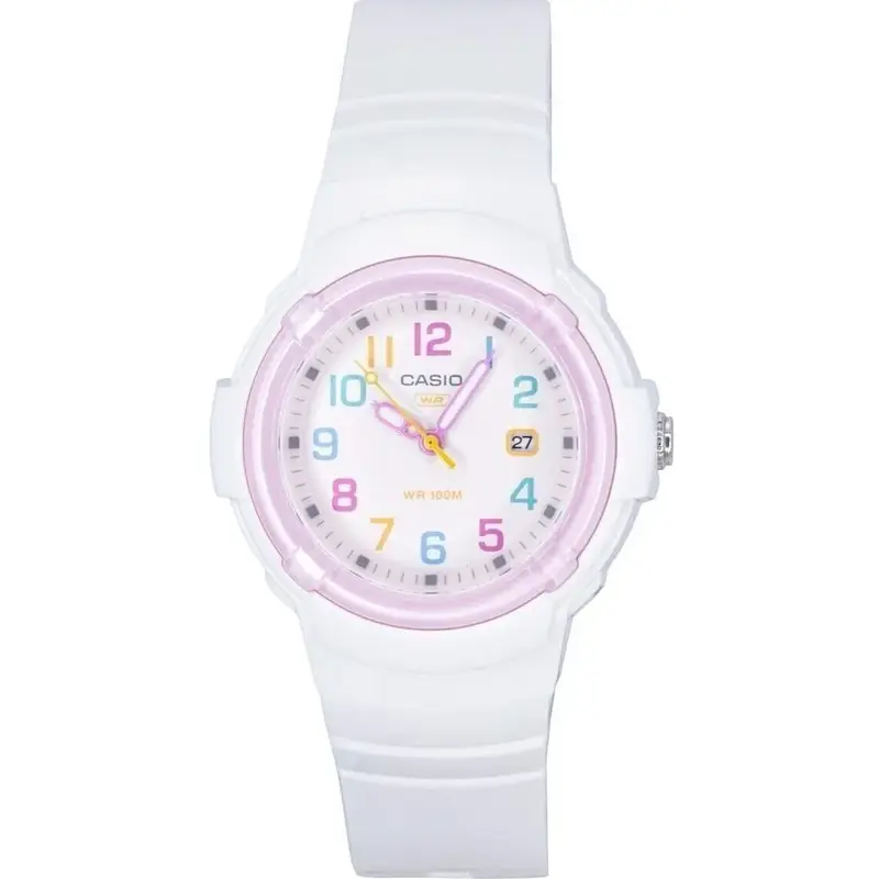 Casio Analog Bio-Based Resin Strap White Dial Quartz LX-800H-7A1V 100M Women's Watch
