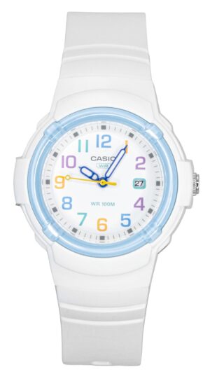 Casio Analog Bio-Based Resin Strap White Dial Quartz LX-800H-7A2V 100M Women's Watch