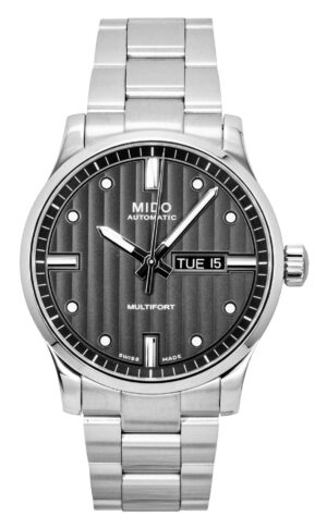 Mido Multifort Stainless Steel Anthracite Dial Automatic M005.430.11.061.80 100M Men's Watch