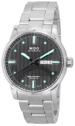Mido Multifort IBA Limited Edition Anthracite Dial Automatic M005.430.11.061.81 M0054301106181  100M Mens Watch