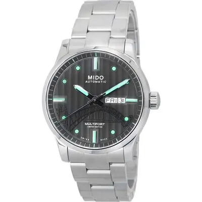 Mido Multifort IBA Limited Edition Anthracite Dial Automatic M005.430.11.061.81 M0054301106181  100M Mens Watch