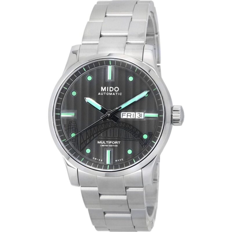 Mido Multifort IBA Limited Edition Anthracite Dial Automatic M005.430.11.061.81 M0054301106181  100M Mens Watch