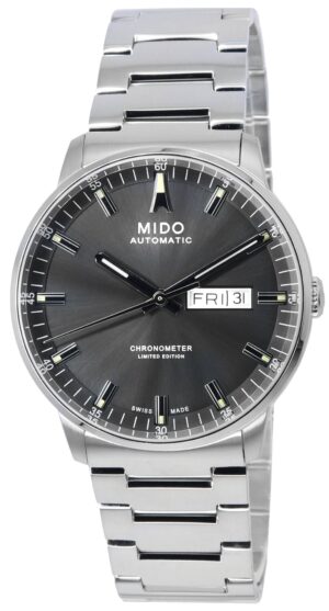 Mido Commander IBA Limited Edition Chronometer Anthracite Dial Automatic M021.431.11.061.02 M0214311106102 Men's Watch