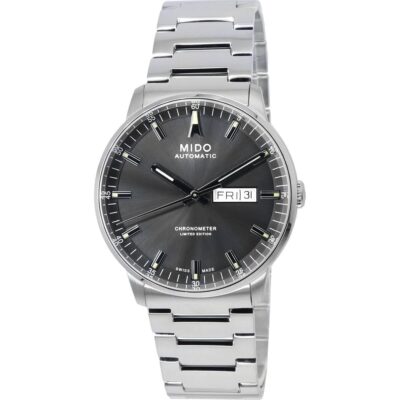 Mido Commander IBA Limited Edition Chronometer Anthracite Dial Automatic M021.431.11.061.02 M0214311106102 Men's Watch