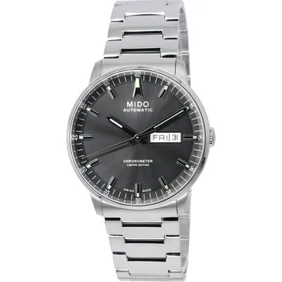 Mido Commander IBA Limited Edition Chronometer Anthracite Dial Automatic M021.431.11.061.02 M0214311106102 Men's Watch
