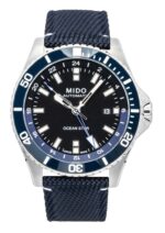 Mido Ocean Star GMT Fabric Strap Black Dial Automatic Diver's M026.629.17.051.00 200M Men's Watch